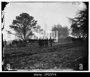 Brandy Station, Virginia. Tent Of A. Foulke, Sutler At Headquarters Of 