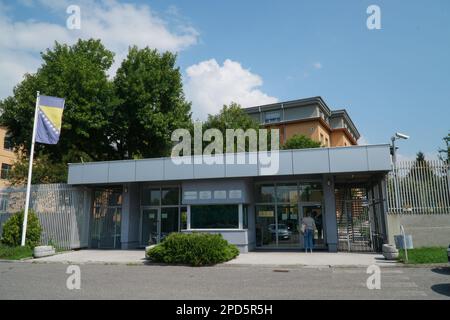 Bosnia and Hercegovina, Sarajevo, 05.9.2022: Court of Bosnia and Hercegovina building and Prosecutor office of Bosnia and Hercegovina Stock Photo