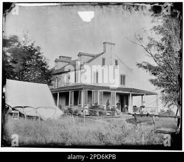 Washington, District of Columbia (vicinity). General William F. Bartlett's headquarters. Civil war photographs, 1861-1865 . United States, History, Civil War, 1861-1865. Stock Photo