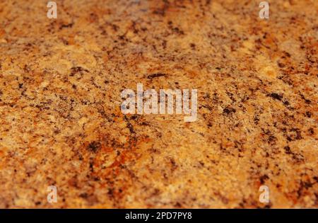 Trendy modern new table top for marble kitchen in brown beige tones Stock Photo