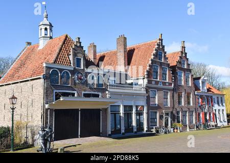 Edam, Netherlands. February 2023. The cheese market in Edam, Holland. High quality photo Stock Photo