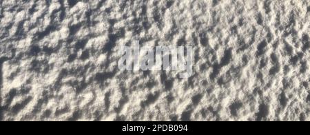 winter white snow, relief surface, abstract background Stock Photo