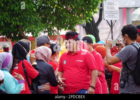 Marhaen Djumadi, Plt. Nganjuk Regent, East Java Indonesia Stock Photo