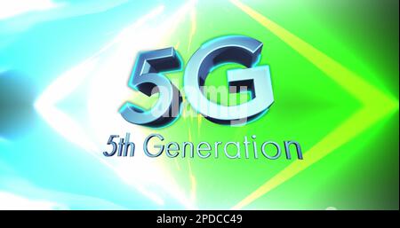 Image of 5g text on multi coloured background Stock Photo - Alamy