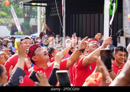 Marhaen Djumadi, Plt. Nganjuk Regent, East Java Indonesia Stock Photo