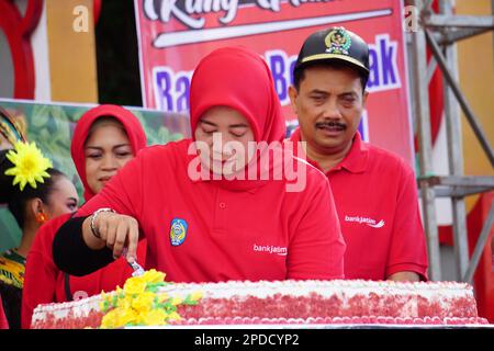 Marhaen Djumadi, Plt. Nganjuk Regent, East Java Indonesia Stock Photo