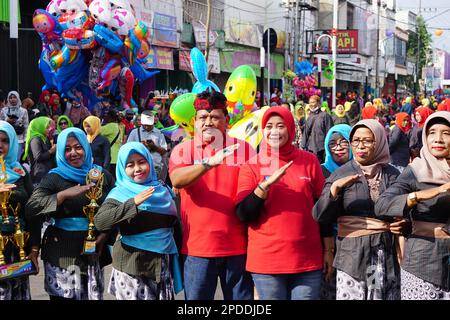 Marhaen Djumadi, Plt. Nganjuk Regent, East Java Indonesia Stock Photo