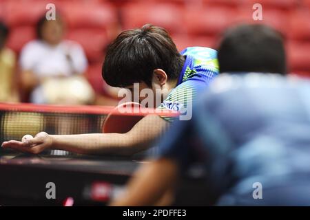 Singapore, Singapore. 14th Mar, 2023. Tomokazu Harimoto (JPN), Hina ...