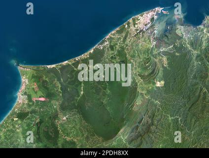 Brunei, satellite image Stock Photo
