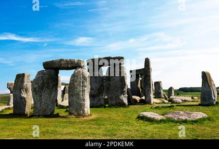 Stonehenge at Amesbury in Wiltshire, England
