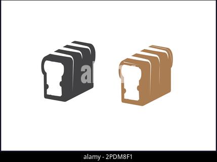 food icon vector on white background. Stock Vector