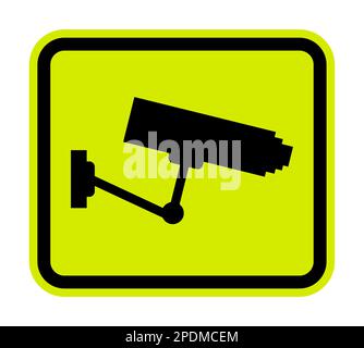 Video surveillance icon.CCTV camera. Stock Vector