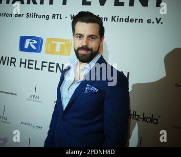 Berlin, Germany. 12th Mar, 2023. Actor Nassim J. Avat photographed on March 12, 2023 at the Charity Gala at the KPM Hotel in Berlin Charlottenburg in aid of children in the earthquake zone in Syria and Turkey. © BY XAMAX Credit: XAMAX/dpa/Alamy Live News Stock Photo