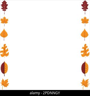 Autumn leaves background Stock Vector