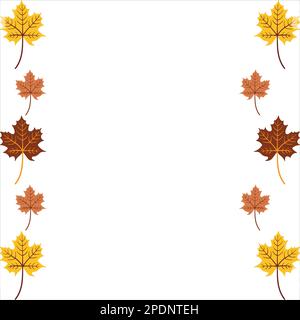 Autumn leaves background Stock Vector