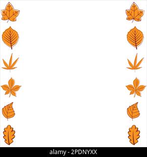 Autumn leaves background Stock Vector