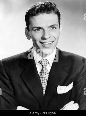 Frank Sinatra - Black and White Photograph, Circa 1944 Stock Photo