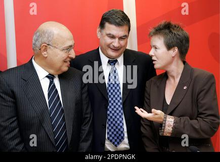 Haim Ramon, deputy prime minister of Israel, delivered remarks on