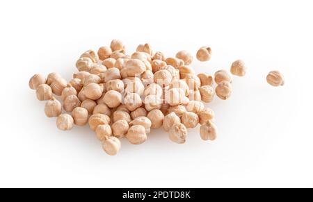Chickpeas isolated on white background Stock Photo