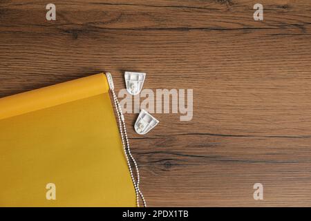 Stylish roller window blinds and details Stock Photo