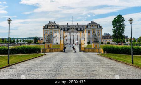 BRUEHL, GERMANY - 19 July 2020: Schloss Bruehl, or Bruehl Castle, a UNESCO Heritage Site in Bruehl, Germany. Credit: Ant Palmer/Alamy Stock Photo