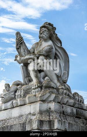 BRUEHL, GERMANY - 19 July 2020: Schloss Bruehl, or Bruehl Castle, a UNESCO Heritage Site in Bruehl, Germany. Credit: Ant Palmer/Alamy Stock Photo