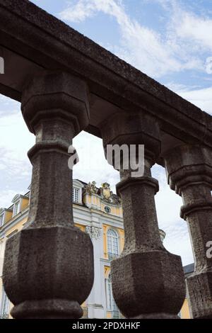 BRUEHL, GERMANY - 19 July 2020: Schloss Bruehl, or Bruehl Castle, a UNESCO Heritage Site in Bruehl, Germany. Credit: Ant Palmer/Alamy Stock Photo