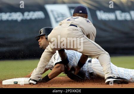 Florida Marlins pitcher Josh Beckett throws during practice Tuesday, Feb.  22, 2005, at spring training, in Jupiter, Fla. (AP Photo/Rick Bowmer Stock  Photo - Alamy