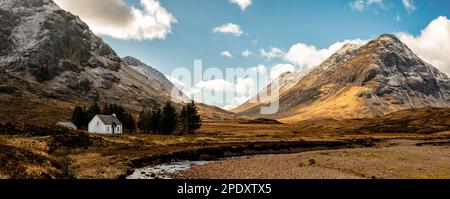 Lagangarbh Hut, Glencoe, Scotland, UK Stock Photo