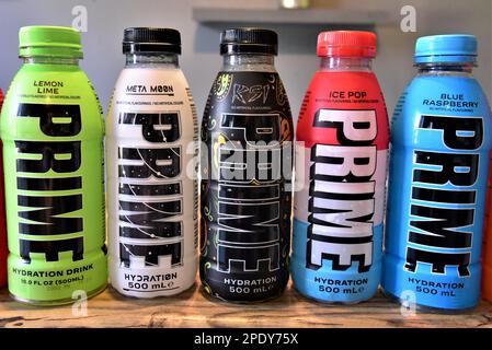 Prime Hydration Drink Pictured Are The Nine Flavours Including Ksi