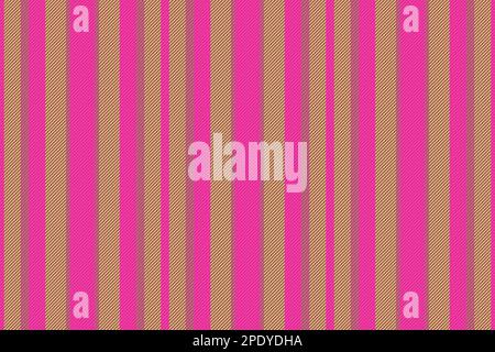 Vector lines seamless. Vertical fabric texture. Stripe background pattern textile in pink and green colors. Stock Vector