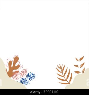 Abstract leaves background Stock Vector