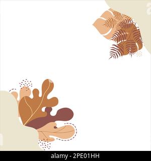 Abstract leaves background Stock Vector