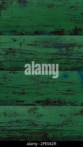 old green painted wooden board Stock Photo