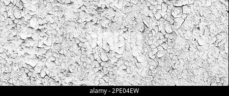 paint flakes pattern of cracked wall for background Stock Photo