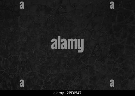 aesthetic black plaster or stucco panoramic background Stock Photo