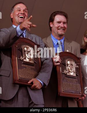 Ryne Sandberg inducted into Baseball Hall of Fame Cooperstown New York 2005  Stock Photo - Alamy