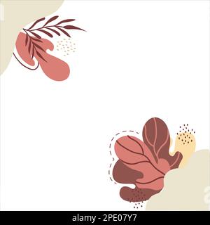 Abstract leaves background Stock Vector