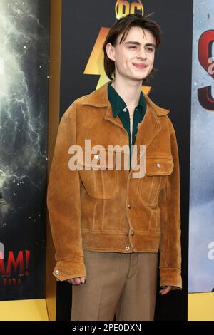 LOS ANGELES - MAR 14: Jaeden Martel at the Shazam! Fury Of The Gods Los