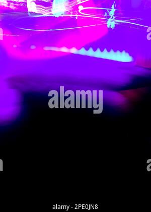 Light painting be creative blurry effect bokeh background on a black. Stock Photo