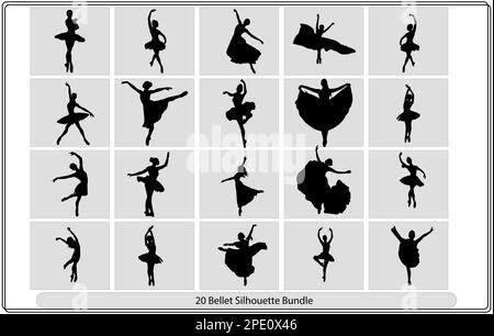 Silhouette Of A Performing Dancer by Opla