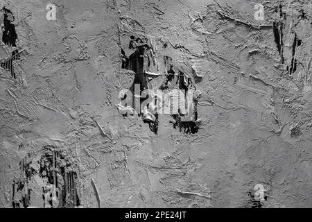 Texture of gray decorative plaster or concrete. Abstract grunge background for design. Stock Photo
