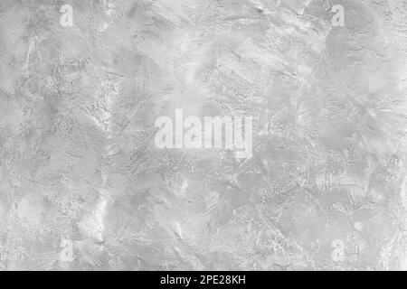Texture of gray decorative plaster or concrete. Abstract grunge background for design. Stock Photo