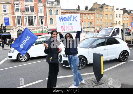 Whitechapel, London, UK. 15th Mar, 2023. Demonstration: Save Our Schools national strike on budget day. Ten thousands of teachers, doctors, nurses, parents and children and everyone march and asks for a minimum wage increase of 5% should match inflation. Credit: See Li/Picture Capital/Alamy Live News Stock Photo