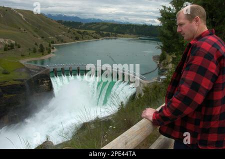 Kerr Dam, Flathead Lake, Polson, Montana USA Stock Photo - Alamy