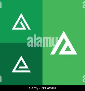 Letter logo, AG logo,  logo, simple logo, modern logo and minimal logo design. This logo can be used for company, website and printing. Stock Vector