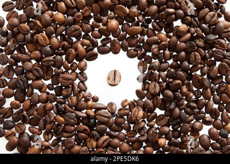 coffee roasted beans  texture Stock Photo