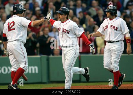 Boston Red Sox's Mark Bellhorn rounds the bases after hitting a