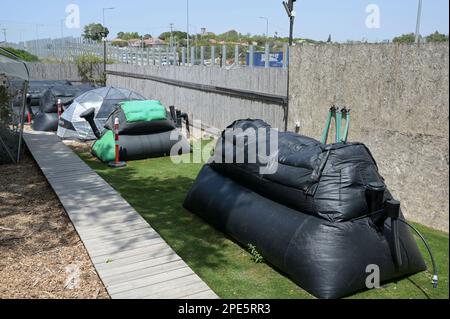 ISRAEL, Bet Yanay, startup company HomeBiogas LTD, production and distribution of small home biogas kits for rural areas, digestion of food waste to generate biogas Stock Photo