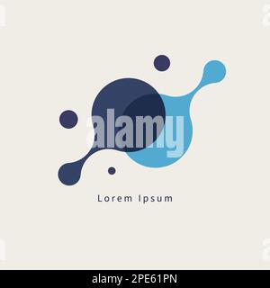 Science logo, chemistry, biology sign. Vector symbol Stock Vector